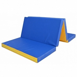 Мат гимнастический складной 2 х 1 м, толщина 10 см (Вертикаль, Мат10_2 х 1 м складной)